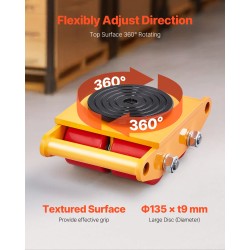 Siirtovaunusarja neljällä polyuretaanipyörällä hiiliterästä kahdeksan tonnin kantavuus