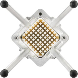 Vihannes ja hedelmäsilppuri alumiiniseos ja ruostumaton teräs 4 vaihdettavaa terää