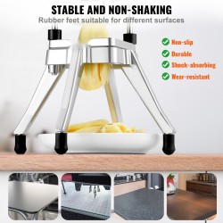 Vihannes- ja hedelmäsilppuri alumiiniseos ja ruostumaton teräs 4 vaihdettavaa terää