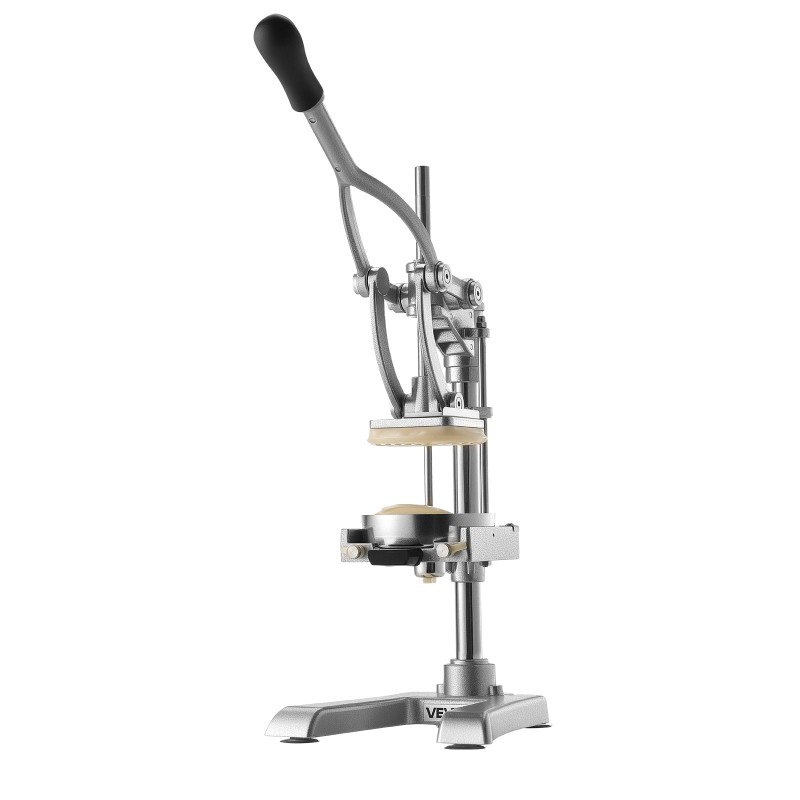 Vipumallinen ranskanperunaleikkuri ruostumattomasta teräksestä 3 vaihdettavaa terälevyä ja mehuterä