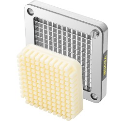 Vaihtoteräpakkaus ruostumatonta terästä alumiiniseosrungolla 1 4 tuumaa 3 kpl ranskanperunaleikkuriin