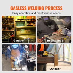 Flux-ytiminen kaasuton hitsauslanka hiiliteräkselle 0,9 mm 4,5 kg E71T-GS