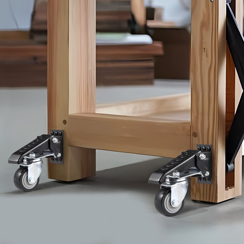 Kääntöpyörät polyuretaaniset 6,3 cm 4 kpl työpöydille