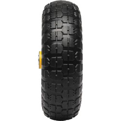 Kiinteät PU pyörät metallikeskiöllä 254 mm halkaisija 81 mm leveys 2 kpl