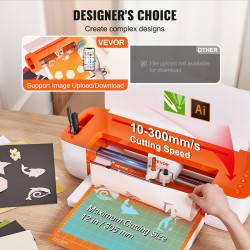 Pöytämallinen vinyylileikkuri Bluetoothilla 305 mm leikkausalue yli 100 materiaalille automaattinen teränpaineen säätö