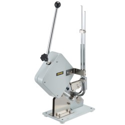 Makkaraklipsauskone kromipinnoitettu teräs pöytämalli 37x19x57 cm 13 kg 5000 klipsiä