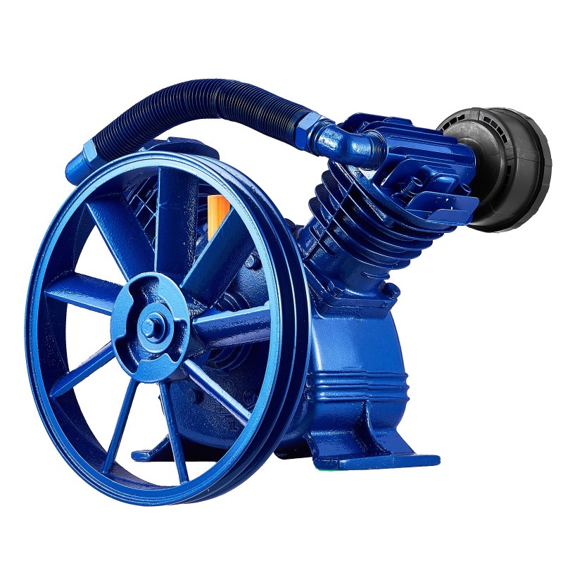 Ilmakompressorin pumppupää 5,5 hv kaksisylinterinen kaksivaiheinen öljyvoideltu valurauta 185 PSI