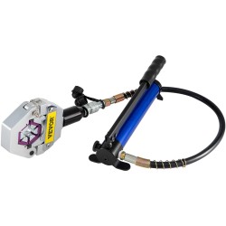 Erotettava hydraulinen letkupuristin alumiiniseosrunko 5/16–5/8 tuuman ilmastointiletkuille seitsemän leukasarjaa