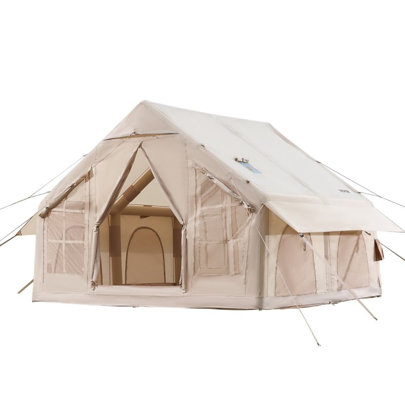Ilmatäytteinen 4–6 hengen teltta 300D Oxford kangas neljän vuodenajan retkeilyyn