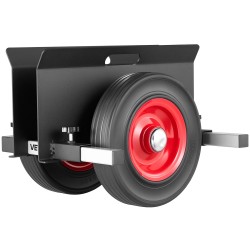 Paneelivaunu teräsrunko 453 6 kg kantavuus 25 cm kumipyörillä säädettävällä puristimella