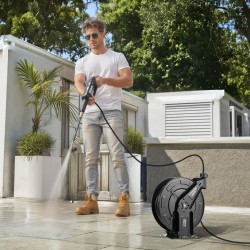 Teräsletkukela 15,2 m 3/8-tuumainen lämmönkestävät letkut messinkiliittimet