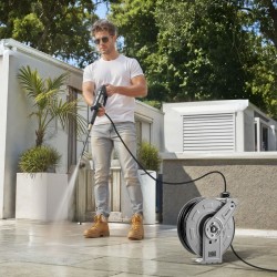 Teräksinen painepesurin letkukela 19,8 m 11,5 mm 3200 PSI