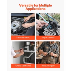 Hylsysarja CR-V-seosteräs 39-osainen 9,5 ja 6,4 mm vetoaukolla SAE ja metriset koot