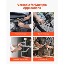 Hylsy- ja räikkäsarja 76-osainen CR-V-seosteräksestä 9,5 millimetrin väännöllä