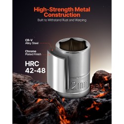 Hylsy- ja räikkäsarja 70 osaa 1/4 tuuma 6,4 mm CR-V-seosteräksestä