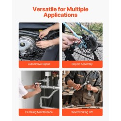 Hylsy- ja räikkäsarja 70 osaa 1/4 tuuma 6,4 mm CR-V-seosteräksestä