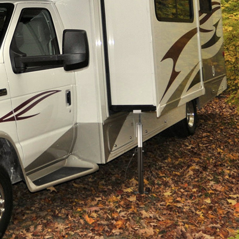 Teräksiset säädettävät liukuosan tukitelineet 2 kpl 2,27 tonnia 500–1230 mm korkeussäätö