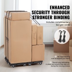 Kalustekärry muovinen lukittava 227 kg kantavuus yhtä kärryä kohti 2 kpl