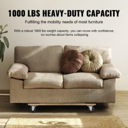 Huonekalukuljetusalusta poppelipuu ja komposiittipuu 762 x 457 mm 454 kg kantavuus