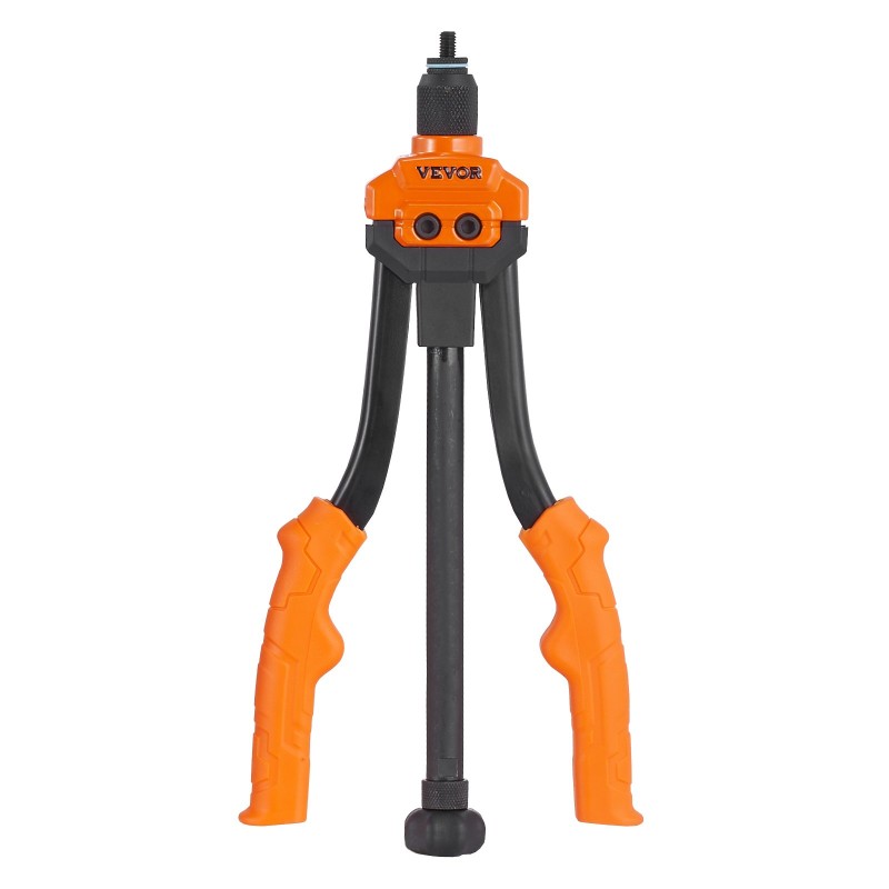 Niittimutterityökalu 35,6 cm lujuusteräksinen runko 70 kpl muttereita 7 vetotappia