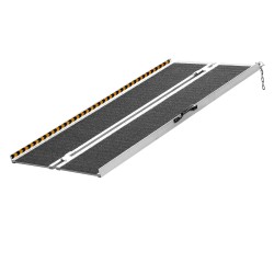 Taittuva alumiinirampi 122 cm 363 kg kantavuus pyörätuolille kynnyksille portaisiin