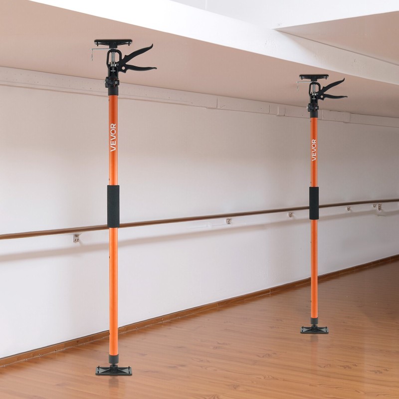 Teleskooppinen tukitanko 8 kpl hiiliteräs 116–290 cm 70 kg kaappien asennukseen