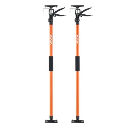 Teleskooppiset hiiliteräksiset tukipylväät 2 kappaleen sarja 116 290 cm 70 kg kaappien asennukseen