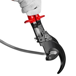 Räikkäkaapelileikkuri 280 mm piimangaanijousiterällä 400 mm kupari ja alumiinikaapeleille