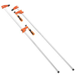 Puristimet valurauta ja hiiliteräs 914 mm 2 kpl puutöihin ja metallityöhön