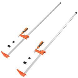 Puristimet valurauta ja hiiliteräs 914 mm 2 kpl puutöihin ja metallityöhön