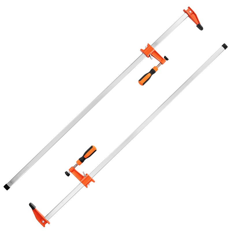 Puristimet valurauta ja hiiliteräs 914 mm 2 kpl puutöihin ja metallityöhön