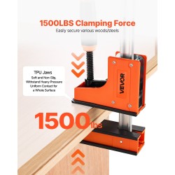 Rinnakkaisleukainen puristin lasikuituvahvistettu muovi 60,96 cm 2 kpl puu- ja metallitöihin