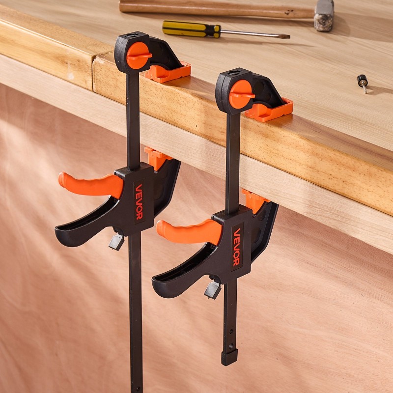 Puristimet puu- ja metallitöihin lasikuituvahvistettu polyamidi-6 ja teräs 2x30,48 cm 2x15,24 cm