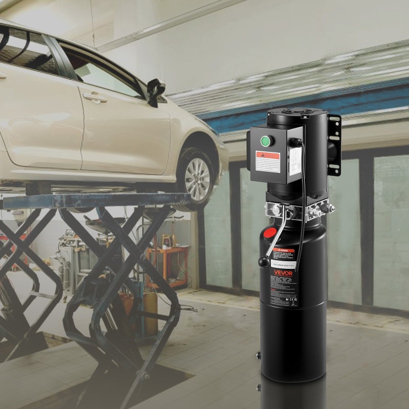 Hydraulinen tehopumppuyksikkö 220V 2,2kW yksitoiminen 6,3l/min 22MPa autonostimiin