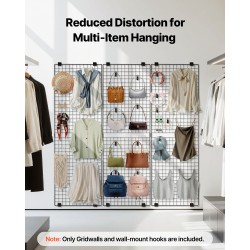 Ritiläpaneelit 3 kpl musta hiiliteräs 610x1828 mm 42 mm ruudukko seinäkiinnitys