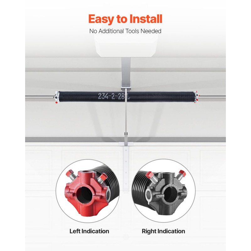 Autotallinoven vääntöjousipari elektropinnoitettu korkeahiiliteräs 82B 5,94×50,8×711 mm