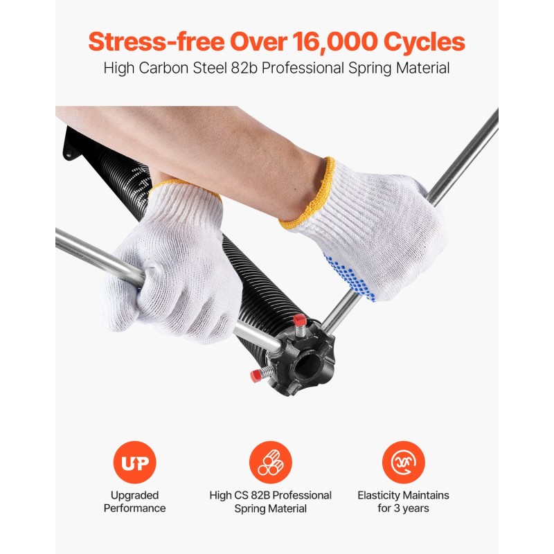 Autotallin vääntöjousipari 5,94x50,8x787 mm teräs alumiini elektropinnoitettu