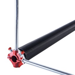 Vääntöjousipari nosto oviin korkeahiiliteräs 82B 6 35 50 8 813 mm elektrolyyttinen musta pinnoite