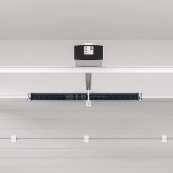 Vääntöjousipari nosto-oviin korkeahiiliteräs 82B 6,35×50,8×813 mm elektrolyyttinen musta pinnoite