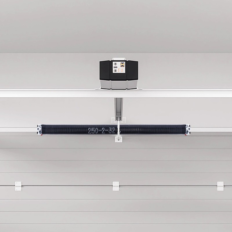 Vääntöjousipari nosto-oviin korkeahiiliteräs 82B 6,35×50,8×813 mm elektrolyyttinen musta pinnoite