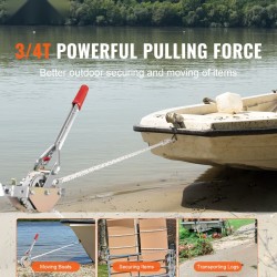 Köysitalja 750 kg vetokyky polyesteriköysi 30,48 m 1,52 cm 2 koukkua