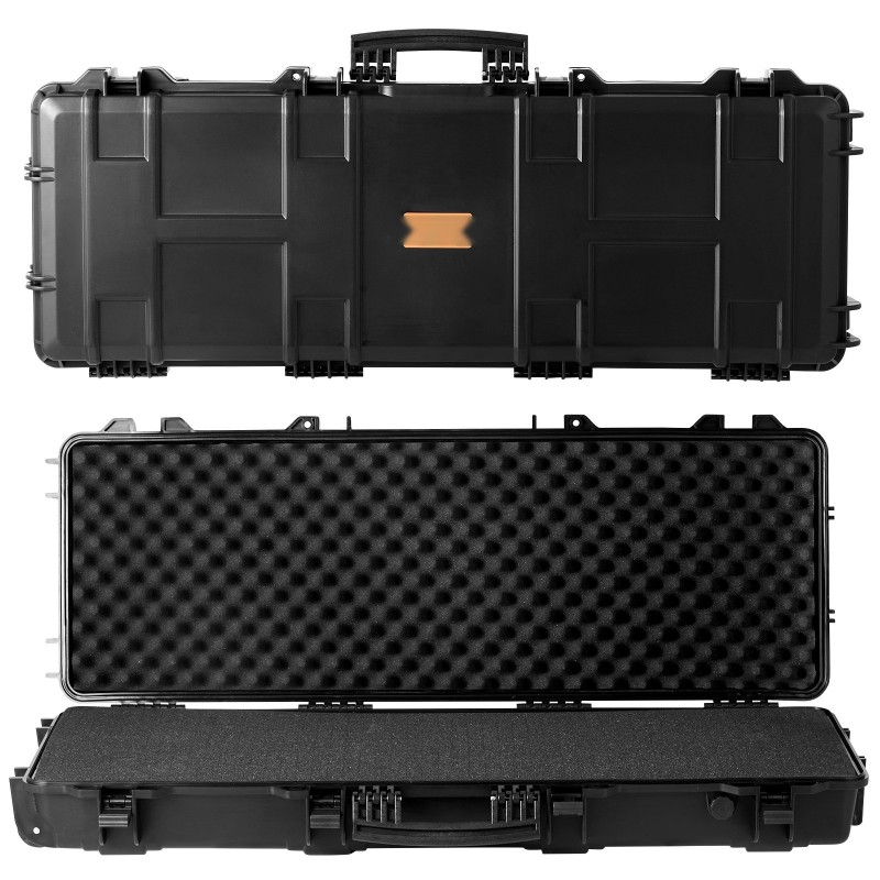 Kovakotelo PP-muovista kahdelle kiväärille vesitiivis pyörillä 1042x352x91 mm