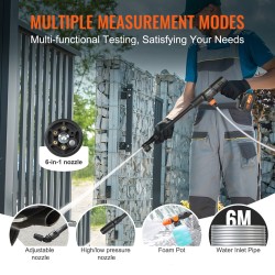 Johdoton harjaton kylmävesipainepesuri 21V 4,0 Ah akulla 4,5 MPa 6-in-1-suuttimella
