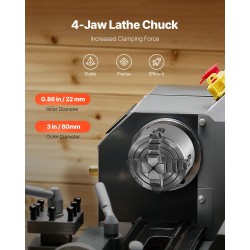 4-leukainen sorvin istukka HT300 80 mm 5-80 mm puristusalue sisä- ja ulkopuristukseen