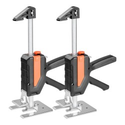 Käsikäyttöinen nostin 2 kpl 200 kg 195 mm magneettinen vatupassi musta