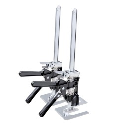 Käsinostin valualumiini ja teräs 235 millimetriä 2 kappaletta 200 kilogrammaa parina