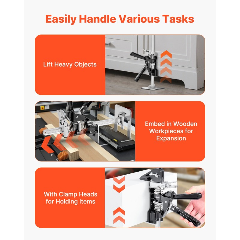 Käsinostin 2 kpl parin enimmäiskantavuus 200 kg 165 mm magneettinen vatupassi