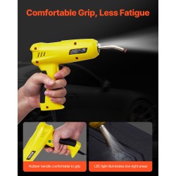 Muovihitsauspistooli 220 watin 1200 kpl kuumia niittejä 76 hitsauspuikkoa kantolaukku