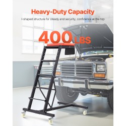 Pehmustettu säädettävä huoltotaso moottoritilalle teräsrunko 1260–1920 mm kantavuus 400 paunaa