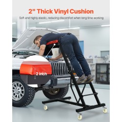 Yläpuolinen huoltotaso teräsrunko säädettävä 1160–1685 mm 4 pyörää autojen korjaukseen